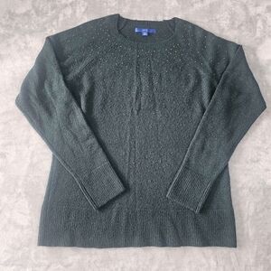Apt. 9 Dark‎ Green Crew Neck Sweater Sz XL